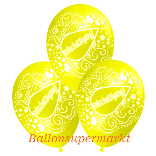 Luftballons-Entschuldigung-gelb-3-Stueck