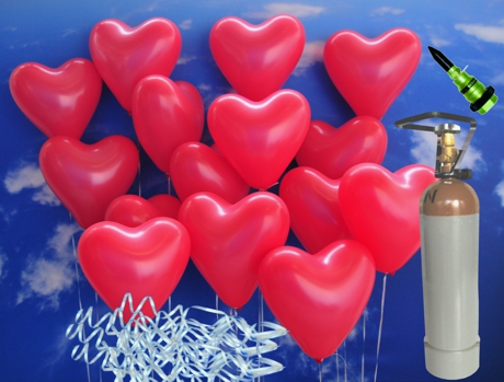 Luftballons-zur-Hochzeit-steigen-lassen-50-rote-Herzluftballons-mit-Ballongas-Helium-Set