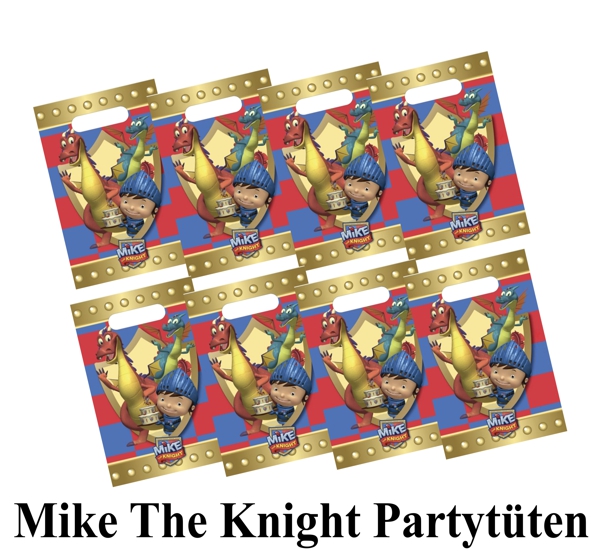 Mike-the-Knight-Partytueten-zum-Kindergeburtstag