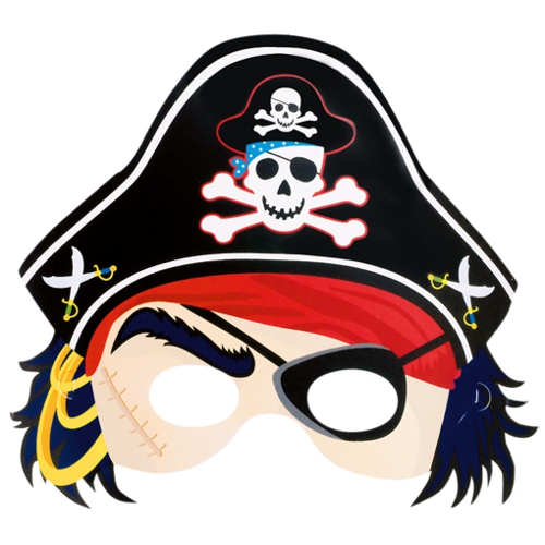 Party-Maske-Pirat-Kindergeburtstag-Dekoration