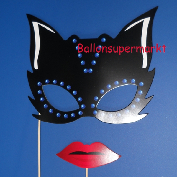 Photoprops-Catwoman-Partydekoration-Fotos-Bilder-Fotospass-Requisiten-Halloween-Fest