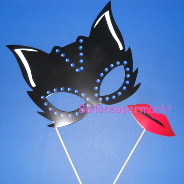 Photoprops-Catwoman-Partydekoration-Fotos-Bilder-Fotospass-Requisiten-Halloween