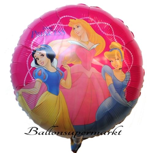 Disney-Princesses-Luftballon-aus-Folie-Herzluftballon-Prinzessinnen