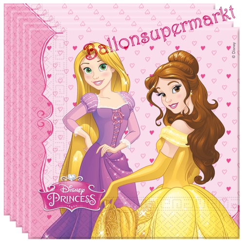 Servietten-Disney-Princess-Partydekoration-Kindergeburtstag