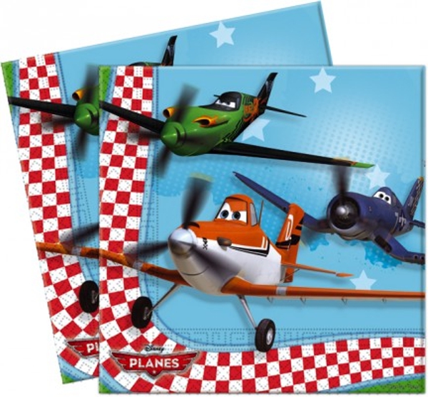 Servietten-Planes-Dusty-El-Chupacabra-Skipper-Echo-Bravo-Ripslinger-Disney-Pixar