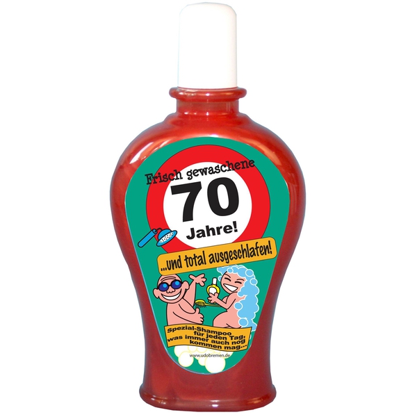 Shampoo-Frisch-gewaschene-70-Jahre-Gagartikel-zum-70 Geburtstag