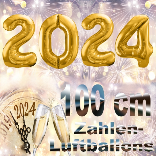 Silvester-Folienballons-Zahlen-2024-gold-Luftballons-Dekoration-zu-Silvester-Neujahr-Partydeko