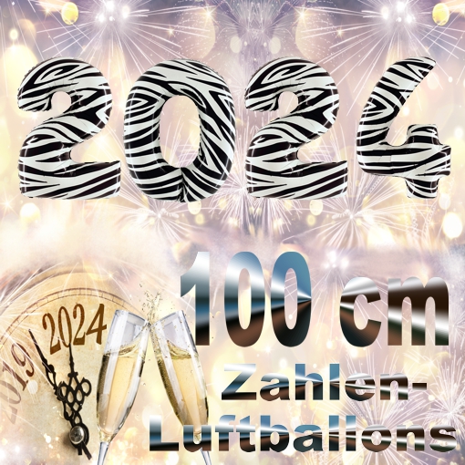 Silvester-Zahlen-Partydekoration-100-cm-grosse-Zahlen-Luftballons-Zebra-2024-mit-Helium
