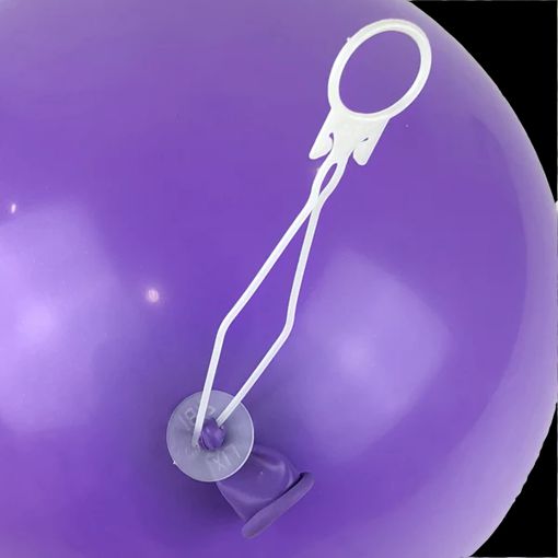 Herz-Ballonverschluss am Luftballon aus Latex