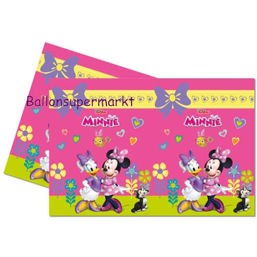 Tischdecke-Minnie-Maus-Happy-Helpers-Partydekoration-Daisy-Duck-Kindergeburtstag-Disney