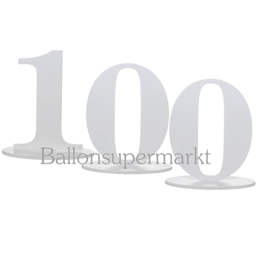 Tischdekoration-Aufsteller-Zahl-100-weiss-Dekoration-zum-100.-Geburtstag-Jubilaeum