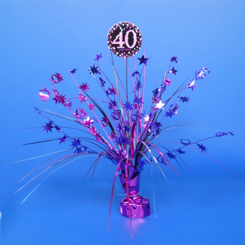 Tischstaender-Pink-Celebration-40-Tischdekoration-zum-Geburtstag-Party-Fest