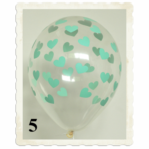 Transparente-Luftballons-mit-Herzen-in-Mintgrün-5-Stueck