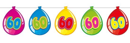 Wimpelkette-60.-Geburtstag-Dekoration-Wimpel-in-Form-von-Luftballons