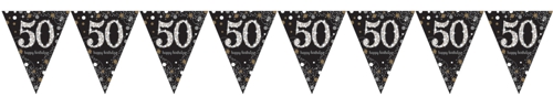 Wimpelkette-Sparkling-Celebration-50-zum-50.-Dekoration-Geburtstagsparty-Partydekoration-Geburtstagsdeko