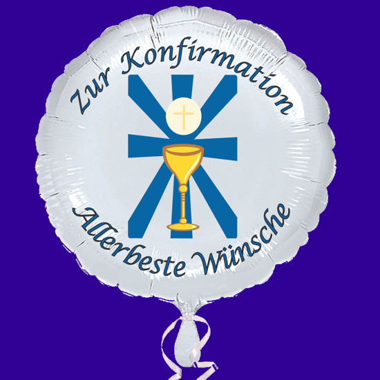 Zur-Konfirmation-Allerbeste-Wuensche-blauer-Luftballon-aus-Folie-mit-Helium-Ballongas