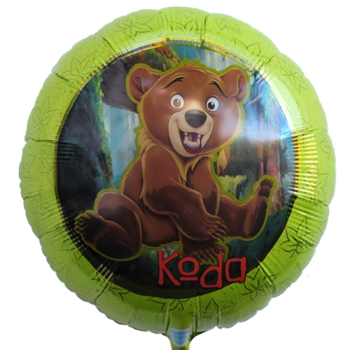 Bär Koda Luftballon, Bärenbrüder, Ballon mit Helium Ballongas