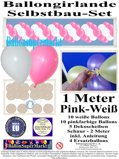ballongirlande-selbstbau-set-girlande-aus-luftballons-zum-selbermachen-pink-weiss-1m