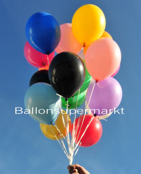 Ballons, Luftballons, Latexballons, Gummiballons, 30-33 cm
