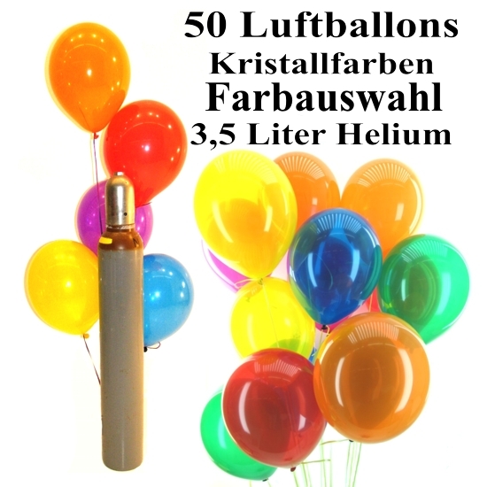 ballons-helium-set-50-luftballons-kristall-3.5-liter-helium-ballongas-bunt-farbauswahl