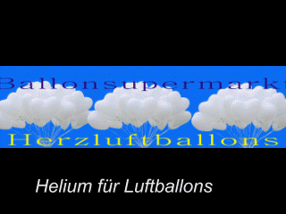 Helium für Luftballons
