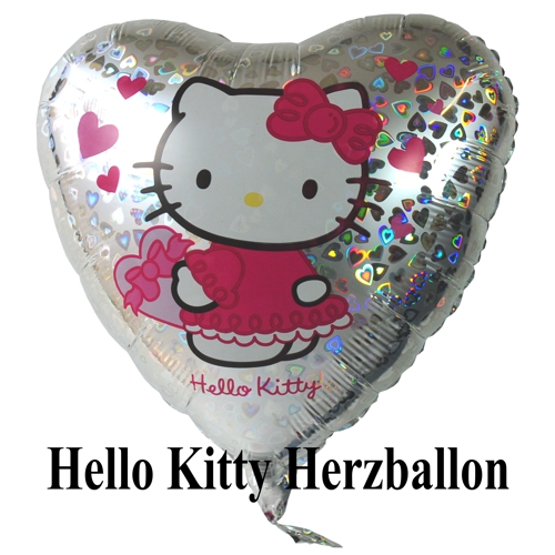 Hello Kitty Herzluftballon, Holografisch