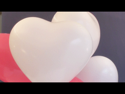Größere Herzluftballons zur Hochzeitszeremonie Luftballons zur Hochzeit steihen lassen