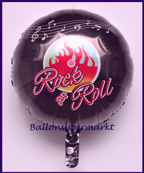 Luftballon aus Folie, Rock and Roll, 50er Jahre, Ballon mit Helium Ballongas