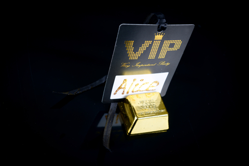 VIP Pass als Tischkarte