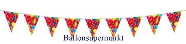 Geburtstag 80., 80. Geburtstag, Dekoration Geburtstag,