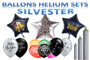 Ballons Helium Sets Dekoration Silvester