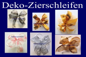 Deko-Zierschleifen Deko-Zierschleifen
