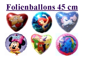 Folienballons 45cm (ungefüllt) Folienballons 45cm (ungefüllt)