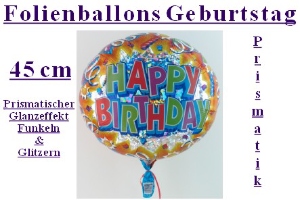 Geburtstag "Prismatik" (ohne Helium) Geburtstag "Prismatik" (ohne Helium)