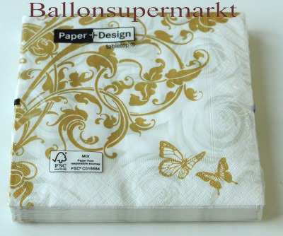 gold hochzeit dekoration