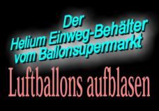 Vido Tipp und Anleitung: Luftballons mit dem Helium Einweg Behälter aufblasen
