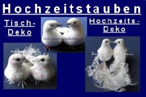 Hochzeitstauben Hochzeitsdeko - Hochzeitstauben Hochzeitsdeko