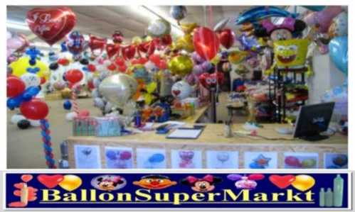 Ballonsupermarkt-Onlineshop: Herzluftballons