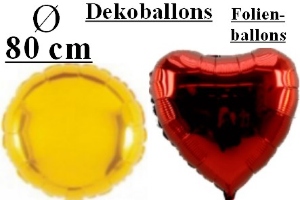 Folienballons 80cm - Folienballons 80cm