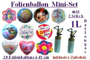 Folienballonset 20er - Folienballonset 20er