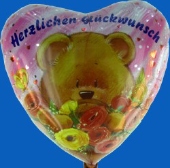 Gl&uuml;ckwunsch B&auml;rchen Luftballon inklusive Helium (FHGE GLWB 01)