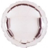 Rundballon Jumbo silber (ungef&uuml;llt) (FUNG 80 7)
