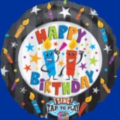 Singender Ballon, The Flames  Birthday (FUNG SFB 1303901)