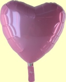 Herzballon  Rosa (heliumgefüllt) (FHGE R8A)