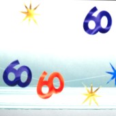 Geburtstag String-Deko 60 (GEBU Am 679061)