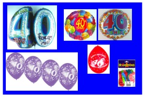 Geburtstag 40 Luftballons - Geburtstag 40 Luftballons