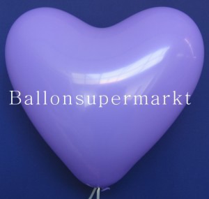 Luftballons Herzen Lila