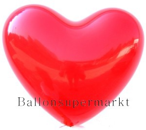 Luftballons Herzen Rot