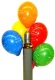 Geburtstags-Mini-Set 3, 8 Geburtstagsballons, 8 Zahlenballons, 1 Liter Helium (BGS05MN GE 3)