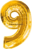 Folienballondeko "9" (heliumgef&uuml;llt) (FHGE 0898401A-02)